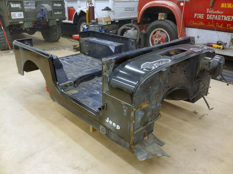 Jeep wrangler patch panels